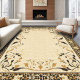 Ultra Soft Area Rug, Non Slip, Stain Resistant, Washable Area Rugs for Living Room, Bedroom, Jungle Cat Beige Animalistic Print Hallway Area(Beige)