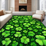 Whimsical Clover Patterned Decor(Green)