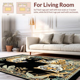 Wild Animal Beige Panther Lion Tiger Motif Inspirational(Orange)
