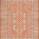 Ultra Soft Area Rug, Non Slip, Stain Resistant, Washable Area Rugs for Living Room, Bedroom, Rustic Earthy Braided Style(Orange)
