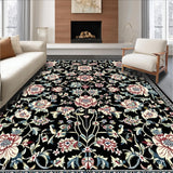 Contemporary Abstract Floral Design(Black)