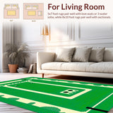 Lively Nature Inspired Bath Mat(Green)