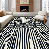 Chic Striped Rustic Aesthetic(Black)