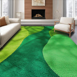 Ultra Soft Area Rug, Non Slip, Stain Resistant, Washable Area Rugs for Living Room, Bedroom, Moss Aesthetic Washable Playroom Shag Carpet(Green)