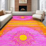 Dreamy Hued Sun Illustration(Pink)