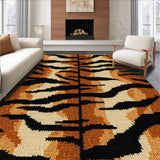 Ultra Soft Area Rug, Non Slip, Stain Resistant, Washable Area Rugs for Living Room, Bedroom, Large Brown Animal Pattern Bedroom Accent Carpet(Brown)