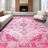 Chic Retro Circular Motif(Pink)