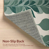 Elegant Sage Abstract Motif(Green)