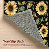 Dynamic Sunflower Graphic Element(Black)