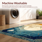 Ultra Soft Area Rug, Non Slip, Stain Resistant, Washable Area Rugs for Living Room, Bedroom, Neutral Witchy Bathroom Non Slip Rug(Gray)