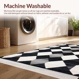 Contemporary Black Checkered Style(Black)