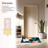 Lively Exotic Floral Aesthetic(Blue)