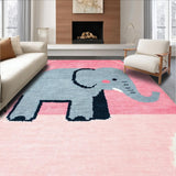 Charming Whimsical Elephant Artwork(Pink)
