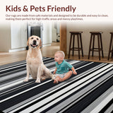 Chic Monochrome Striped Elegance(Black)