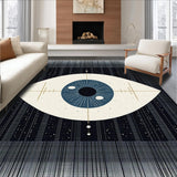 Contemporary Textured Ogee Motif(Blue)