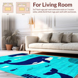 Joyful Underwater Adventure Scene(Blue)