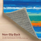 Dynamic Striped Colorful Expression(Blue)