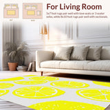Quirky Modern Citrus Illustration(Yellow)