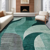 Vibrant Modern Swirling Elements(Green)