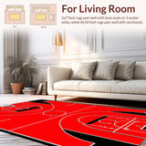 Contemporary Athletic Print Design(Red)