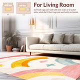 Joyful Multi Hued Geometric Theme(Pink)