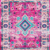 Lively Artistic Multicolored Mosaic(Pink)