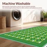 Charming Springtime Checkered Aesthetic(Green)