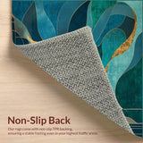 Elegant Transitional Patterned Accent(Blue)