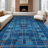 Elegant Fluid Linear Aesthetics(Blue)