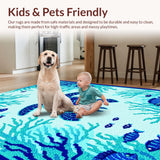 Coastal Marine Life Motif(Blue)