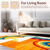 Dynamic Multicolored Arc Composition(Yellow)