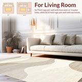 Trendy Transitional Textured Prints(Beige)
