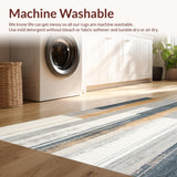 Elegant Neutral Toned Abstract with Distressed Beige and Slate Striped Motif(Gray)