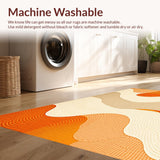 Artful Multicolor Geometric Expression(Orange)