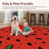 Cheerful Round Watercolor(Red)