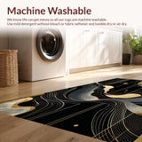 Modern Glamour Artful Motif(Black)
