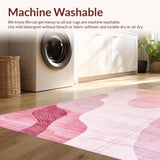 Trendy Fluid Artistic Lines(Pink)