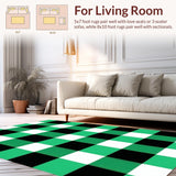 Chic Rustic Checkered Aesthetic(Green)