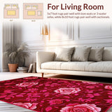 Bold Round Floral Fantasy(Red)
