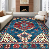Detailed Blue Tiled Arrangement(Blue)