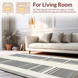 Coastal Striped Aesthetic(Gray)