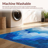 Cloudy Abstract Blue Aesthetic(Blue)