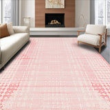 Ultra Soft Area Rug, Non Slip, Stain Resistant, Washable Area Rugs for Living Room, Bedroom, Sophisticated Soft Modern Flair(Pink)