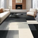 Contemporary Minimalist Tiled Motif(Black)