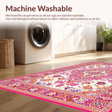Vibrant Symmetrical Floral Design(White)