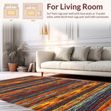 Ultra Soft Area Rug, Non Slip, Stain Resistant, Washable Area Rugs for Living Room, Bedroom, Humorous Bass Fishing Entryway Non-Slip Rug(Red)