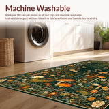 Intricate Nature Motif Runner(Green)