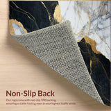 Sophisticated Geometric Gold Accents(White)