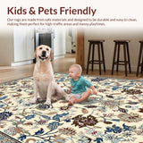 Luxurious Textured Floral Accents(Beige)