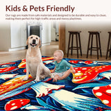 Eclectic Textured Rainbow Motif(Red)